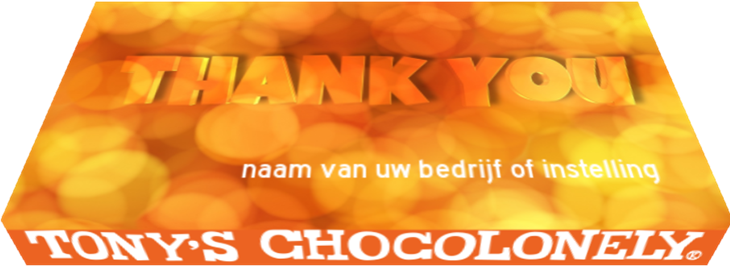 Cretage levert repen Tony's Chocolonely met uw eigen wikkel en verzend deze per Post NL naar door de opdrachtegver aangereikte adressen in Nederland